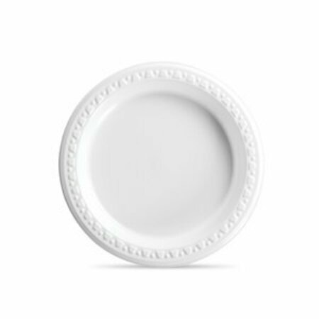 HUHTAMAKI CHINET Chinet 6 in. White plate Heavy duty plastic, 1000PK 81206